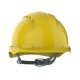 Védősisak, ipari, HDPE, sárga