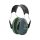 Hallásvédő fültok, erôsített védelemmel, zöld/szürke