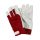 Kesztyű tépőzáras mandzsettával, 9-es méret, piros