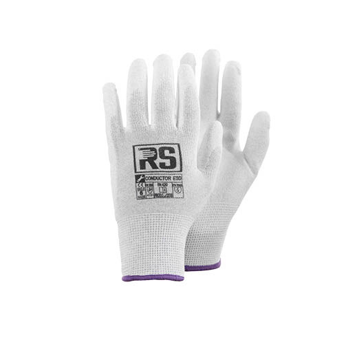 Kesztyű anti-elektrosztatikus Conductor Esd szereléshez, 9-es méret, fehér