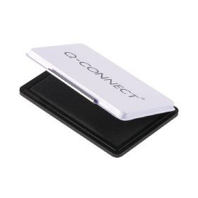 Bélyegzőpárna Q-CONNECT 90 x 55 mm fekete