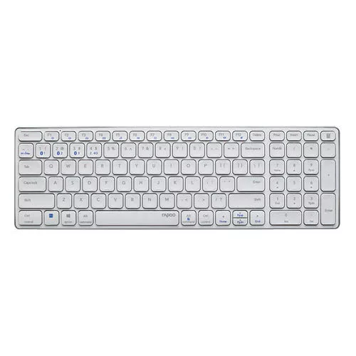 Billentyűzet RAPOO E9700M BLUETOOTH (3.0+4.0) + 2,4GHZ vezeték nélküli fehér