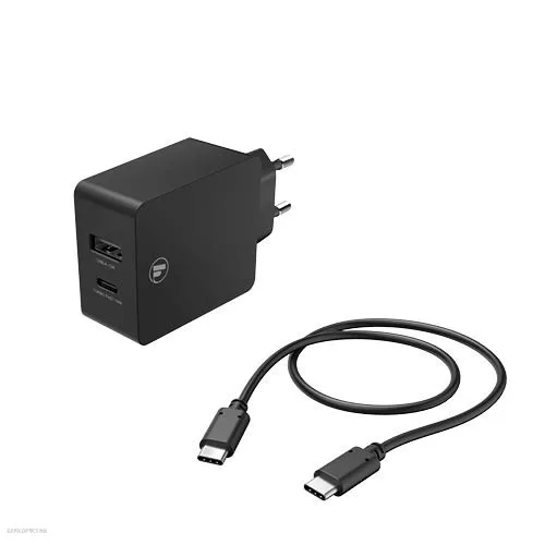 Hálózati töltő HAMA univerzális USB &TYPE-C,"PD/QC", 1m (30W)