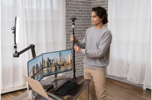 Állvány Kensington A1020 flexibilis, videókonferenciához