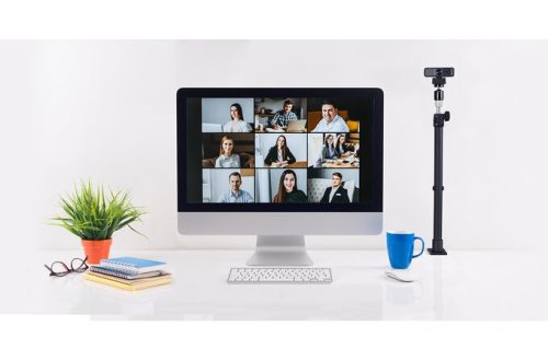 Állvány Kensington A1000 teleszkópos, asztalhoz rögzíthető, videókonferenciához