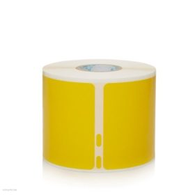 Cím etikett 101x54mm Dymo sárga 220 db/tekercs