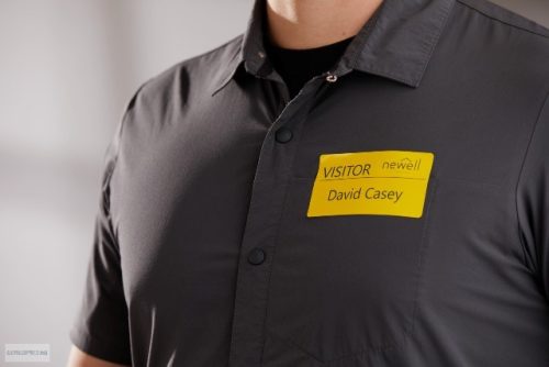 Cím etikett 101x54mm Dymo sárga 220 db/tekercs