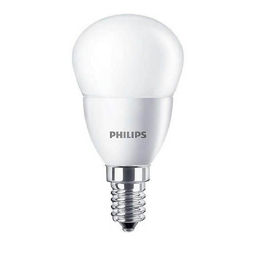 LED izzó, E14, csillár, 5,5W, 470lm, 230V, 2700K, P45, PHILIPS "CorePro"