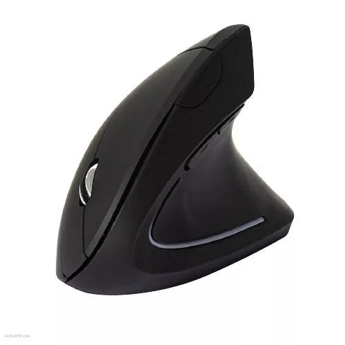 Egér vezeték nélküli Q-Connect egonomikus, fekete KF10714