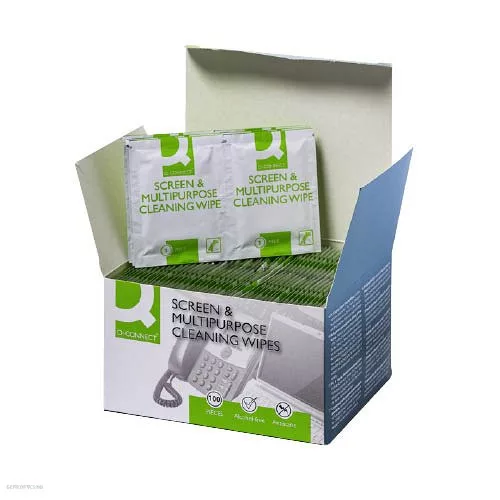 Tisztítókendő többcélú Q-Connect KF04503 100 tasak