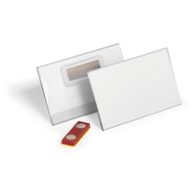   Névkitűző DURABLE 54x90 mm elfordulásmentes mágnessel 824419