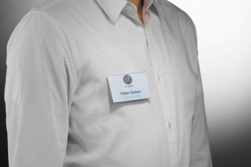 Névkitűző DURABLE 54x90 mm elfordulásmentes mágnessel 824419