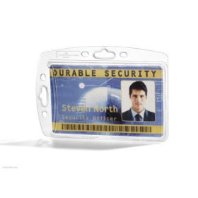   Névkitűző biztonsági kártyatartó Durable 85x54mm 8905/19 kemény
