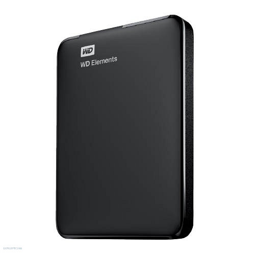 "HDD Western Digital 4TB Elements Portable 2,5"" USB 3.0 fekete"