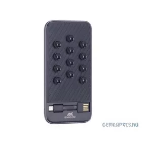 Hordozható akkumulátor RIVACASE 8000 mAh, VA2208, fekete