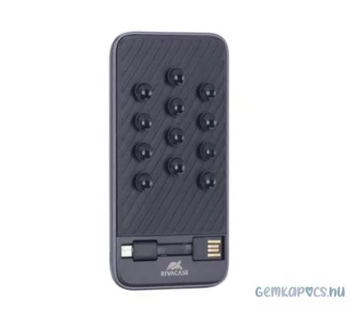 Hordozható akkumulátor RIVACASE 8000 mAh, VA2208, fekete