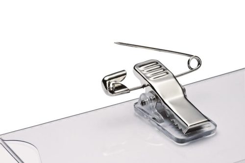 Névkitűző Durable CLICK FOLD 54x90 mm kombi klippel