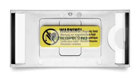 Névkitűző DURABLE CLASSIC 34x74 mm, mágnessel 854223 10db/csom