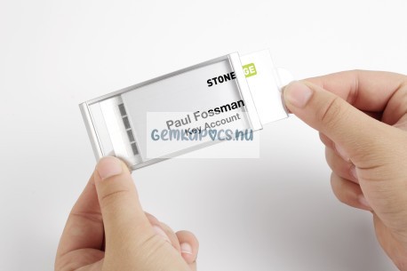 Névkitűző DURABLE CLASSIC 34x74 mm, mágnessel 854223 10db/csom