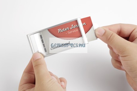 Névkitűző DURABLE CLASSIC 34x74 mm, mágnessel 854223 10db/csom