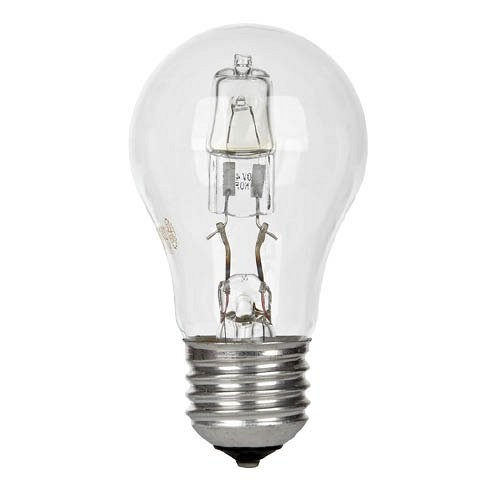 Izzó halogén E27, normál, 70W, 230V, GE