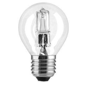 Izzó halogén E27, gömb, 42W, 240V, GE