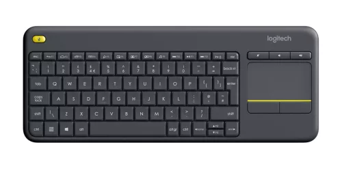 Billentyűzet Logitech K400+ USB vezeték nélküli fekete