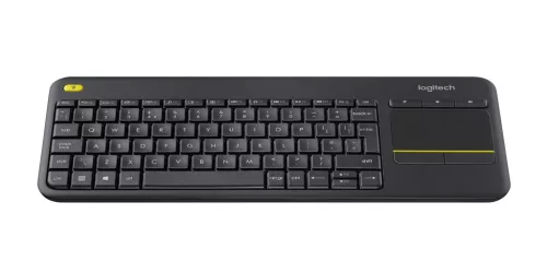 Billentyűzet Logitech K400+ USB vezeték nélküli fekete