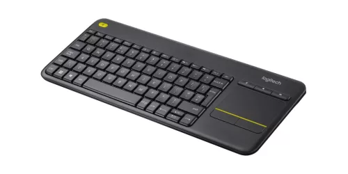 Billentyűzet Logitech K400+ USB vezeték nélküli fekete