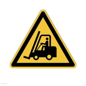   Piktogram "Figyelem! Targonca!" W014 ISO 7010 szerint 173404