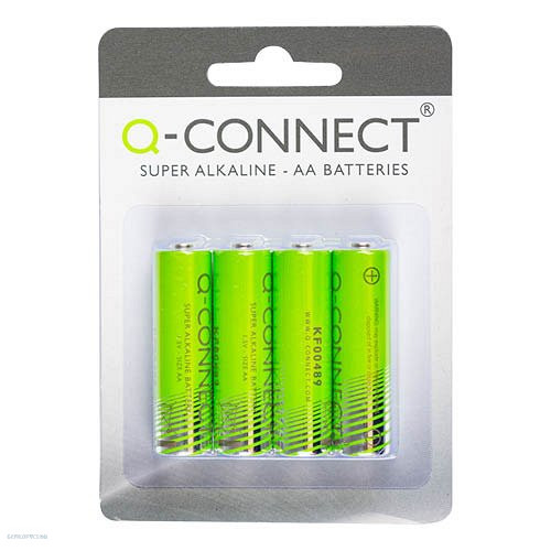 Ceruzaelem 1,5V 4db LR6 Q-CONNECT KF00489 ceruza elem AA