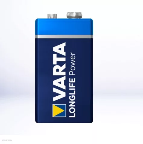 Hasáb elem 9V-os 6LR61 Varta HighEnergy tartós