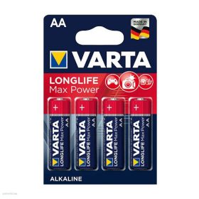   Ceruzaelem LR6 1,5V 4db Varta Max-Tech alkáli ceruza elem AA