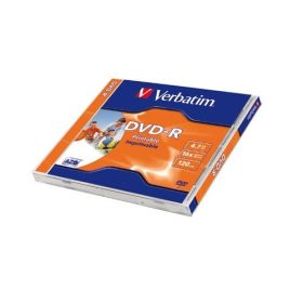 DVD+R Verbatim 4,7GB 16x nyomtatható 43508