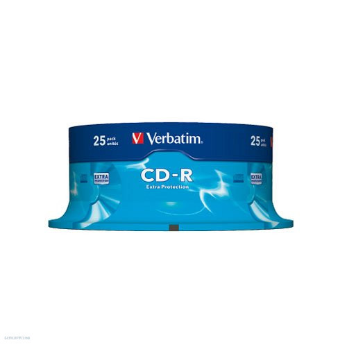 CD-R Verbatim 700MB 52x (DataLife) 25db/henger 43432