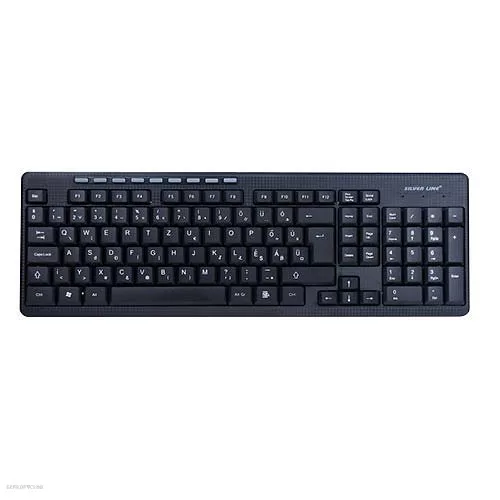 Billentyűzet Silverline KB-MM818 multimédiás USB