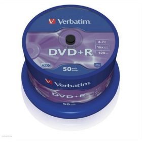DVD+R Verbatim 4,7GB 16x 50db/henger 43550