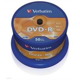 DVD-R Verbatim 4,7GB 16x 50db/henger 43548