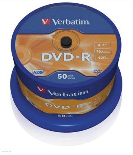DVD-R Verbatim 4,7GB 16x 50db/henger 43548