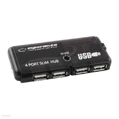 USB Elosztó Esperanza EA112 4 portos USB HUB