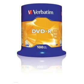 DVD-R Verbatim 4,7GB 16x 100 db/henger