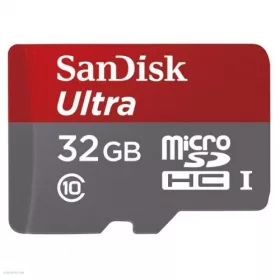   Memóriakártya SanDisk Micro SDHC Ultra 32GB + adapter Class10, A1+Android APP