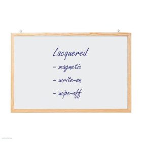 Fehértábla 40x60cm fakeretes CC-MM4060 lakkozott Franken