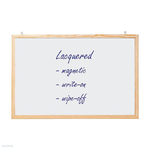 Fehértábla 40x60cm fakeretes CC-MM4060 lakkozott Franken