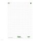 Flipchart papír kockás 68x99cm 80g 20lap/tömb újrahasznosított papírból