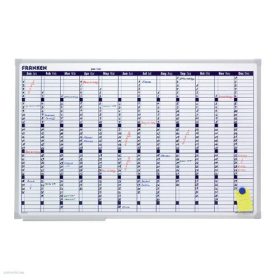 Tervtábla éves jan-dec. 60x90cm VO12 Franken