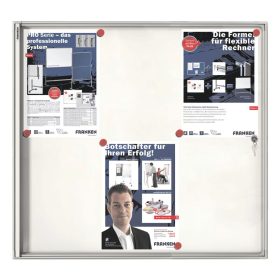 Információs vitrin 6xA/4 73x68cm FSA6 Franken