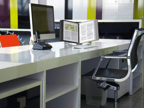 Bemutatótábla A/4 DURABLE SHERPA 5606 ezüst