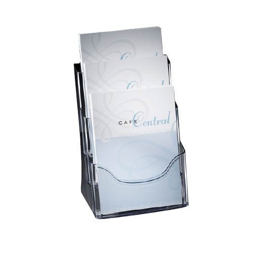 Prospektustartó A/4 3részes asztali Sigel LH130