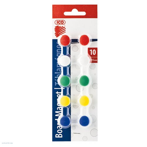 Mágnes 15mm/10db-os ICO